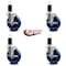 Service Caster 5'' Solid Poly Swivel 1-5/8'' Expanding Stem Caster Set with Brake, 4PK SCC-EX20S514-SPUS-TLB-158-4 - alternate 3